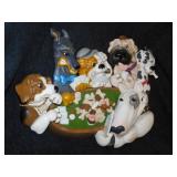 A Friendly Game of dogs playing poker 3D wall art,