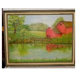 3 original landscape oil paintings -