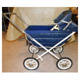 Vintage baby doll stroller w/ collapsible hood