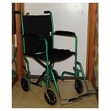 Nice folding transport wheelchair w/ removable