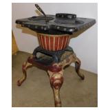 Rare antique Comstock Castle cast iron cook stove,