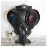 Vintage Adlake 4-way railroad switch signal