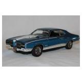 Danbury Mint diecast 1969 Pontiac GTO, 8" long