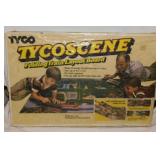 1983 Tyco Tycoscene folding train layout board -