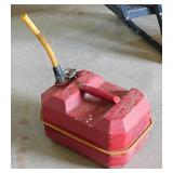Vintage Blitz Fuel Mate 2.5 gallon metal gas can
