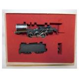 Vintage brass steam railroad train locomotive