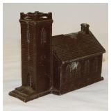 Vintage Little Brown Church in the Vale cast iron
