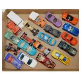 20 Hot Wheels vehicles
