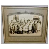 Antique paper ephemera: 1918 Communion photo -