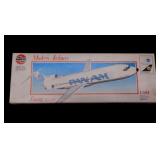 4 vintage airplane model kits in boxes: