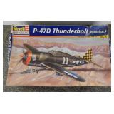 4 vintage airplane model kits in boxes: