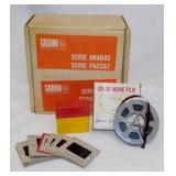 11 vintage Kodak motion picture film reels -