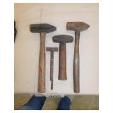 3hand sledge hammer - 1 vintage tire hammer