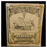 1968 copy of the 1876 Indiana Atlas map book,