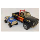 2 Tonka toy pickup trucks: 1983 Fearsome 4x4