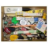 Household items: Knitting needles - Rulers -