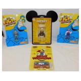 4 new action figure toys on cards: