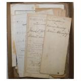 Antique deed & legal paper ephemera: 1807 letter