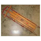 Vintage Flexible Flyer III snow sled, 5