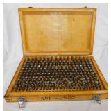 Vintage Precision steel pin machinist gauge set