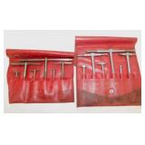 2 Precision telescoping gauge sets in pouches: