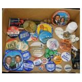 Vintage political campaign buttons: