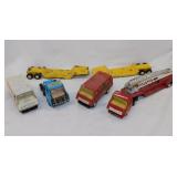 6 vintage Tonka toy vehicles