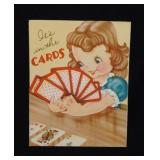 Vintage calling & greeting cards: 1925 New Year