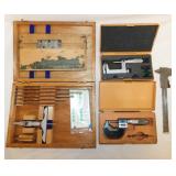 Vintage micrometers - Vernier caliper - Steel