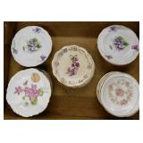 20 antique porcelain butter pats