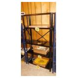Metal 5 shelf shelving unit, 30" x 12" x 59"