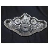 Antique glass serving pieces