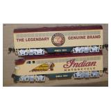 4 railroad train locomotive engines including