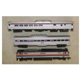 3 Bachmann life-like railroad train locomotive