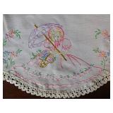 Vintage hand embroidered linens