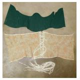 2 vintage corsets: Floral Victorian style -