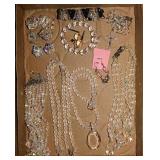 Vintage Aurora Borealis costume jewelry:
