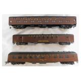 11 Rivarossi railroad train passenger coach cars
