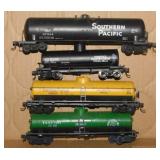 7 railroad train tanker cars