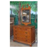 Vintage Kling furniture style 6 drawer dresser w/