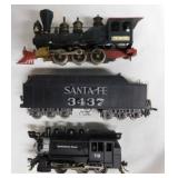 12 railroad train locomotive engines & tender