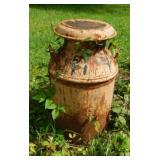 Antique 5 gallon milk can w/ lid