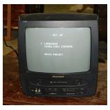 2002 Sylvania 13" CRT gaming TV television w/ VCR
