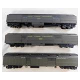 5 railroad train passenger coach cars - Mantua