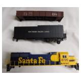 Railroad train locomotive engines & cars parts