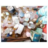 Vintage glass perfume bottles