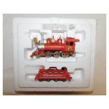 3 pc. Budweiser Hawthorne Village railroad train