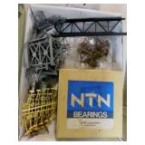 Railroad train layout plastic accessories