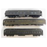 7 railroad train passenger coach cars