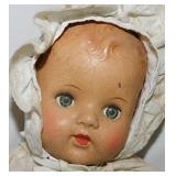 4 Antique composite baby dolls w/ sleep eyes,
